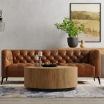 Sonora Modern Abstract, Tan/Blue/Gray