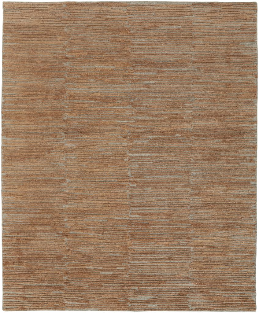 Braeside Transitional Abstract, Orange/Gray