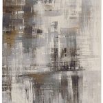 Clio Modern Abstract, Ivory/Gray/Brown