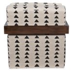 Cabell Exposed Wood Swivel Chair