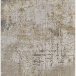 Aura Modern Abstract, Ivory/Brown/Gray