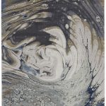 Mandana Modern Abstract, Ivory/Taupe/Blue