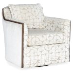 Oakley Exposed Wood Swivel Chair
