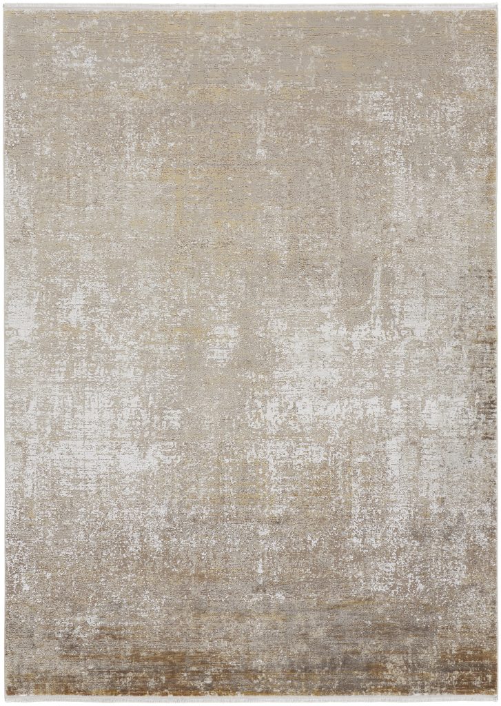Cadiz Modern Abstract, Taupe/Ivory/Gold