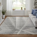 Brighton Modern Abstract, Ivory/Gray