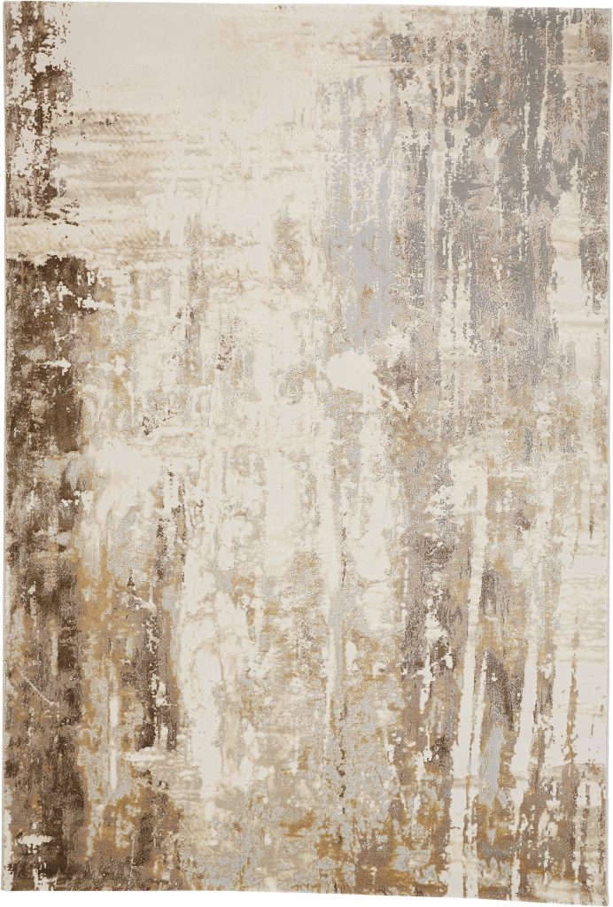 Parker Transitional Abstract, Tan/Ivory/Gray