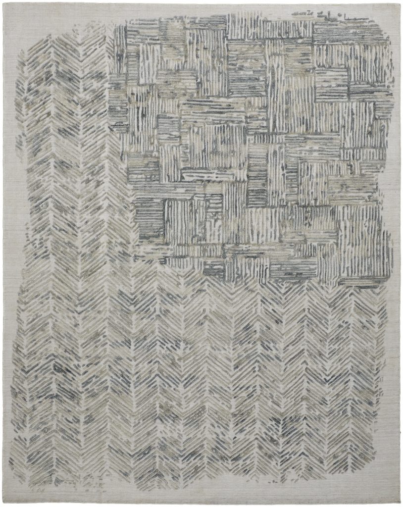 Elias Modern Abstract, Green/Blue/Ivory