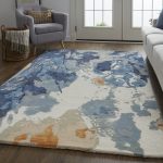 Dafney Transitional Floral & Botanical, Blue