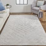 Micah Modern Distressed, Silver/Gray/White