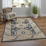 Fillmore Traditional Diamond, Blue/Ivory