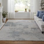 Zarah Modern Abstract, Gray/Taupe/Blue