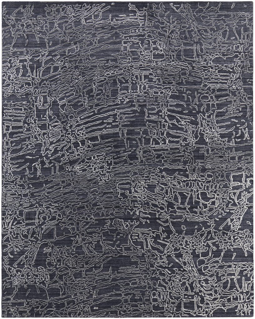 Whitton Modern Abstract, Black/Gray/Ivory