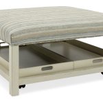 Henri Square Non-Tufted Tray Ottoman
