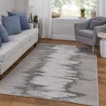 Micah Modern Abstract, Gray/Taupe/Ivory
