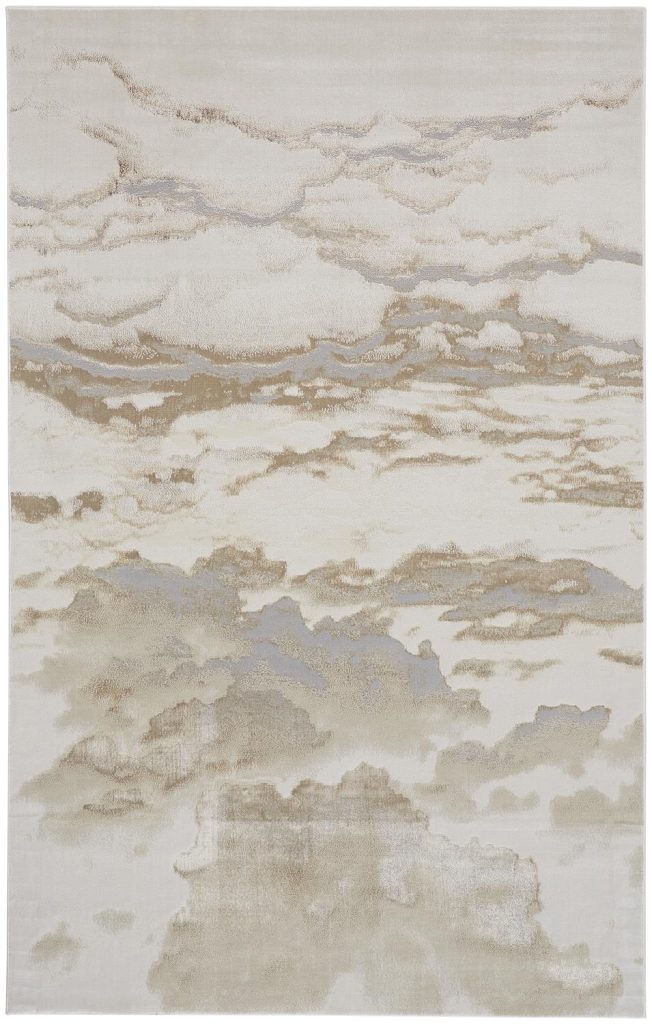 Aura Modern Abstract, Ivory/Tan/Gray
