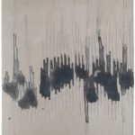 Anya Transitional Abstract, Ivory/Blue/Gray
