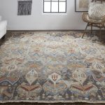 Leylan Transitional Ikat, Taupe/Tan/Orange