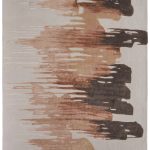Anya Transitional Abstract, Red/Brown/Orange