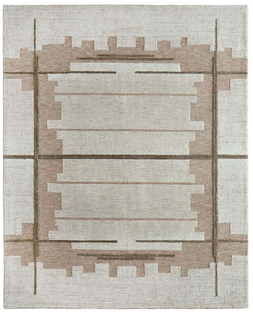Winston Modern Geometric, Brown/Ivory/Tan