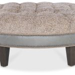 XL Well-Rounded Tufted Round Ottoman