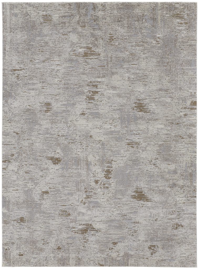 Vancouver Modern Abstract, Ivory/Gray/Tan