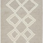 Anica Transitional Geometric, Gray/Ivory