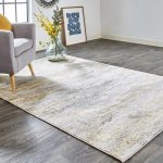 Aura Modern Abstract, Gold/Gray/Ivory