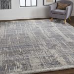 Alford Modern Abstract, Gray/Ivory/Taupe