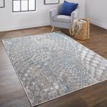Azure Modern Abstract, Blue/Silver/Gray