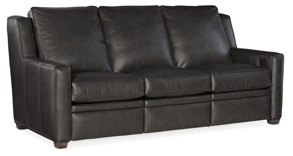 Raymond Reclining Sofa with Power Headrest