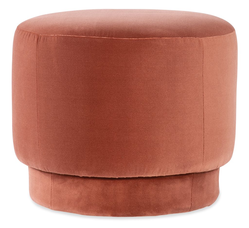 Silas Small Round Ottoman