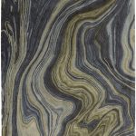 Amira Transitional Abstract, Blue/Ivory/Green