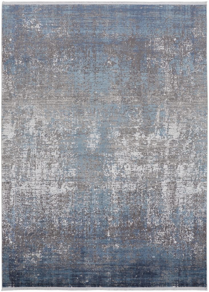 Cadiz Modern Abstract, Blue/Gray/Silver