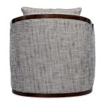 Coco Exposed Wood Swivel Chair