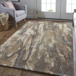 Amira Transitional Abstract, Brown/Gray/Tan