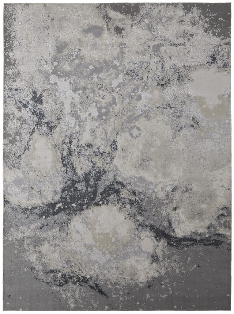 Astra Transitional Abstract, Gray/Ivory