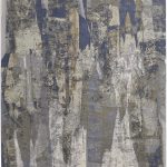 Clio Modern Abstract, Blue/Gray/Tan
