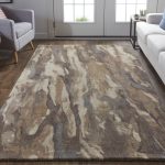 Amira Transitional Abstract, Brown/Gray/Tan