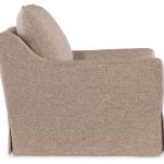 Nora Skirted Swivel Chair
