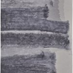 Anya Transitional Abstract, Gray/Blue/Ivory