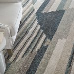 Richmond Modern Abstract, Ivory/Gray/Blue