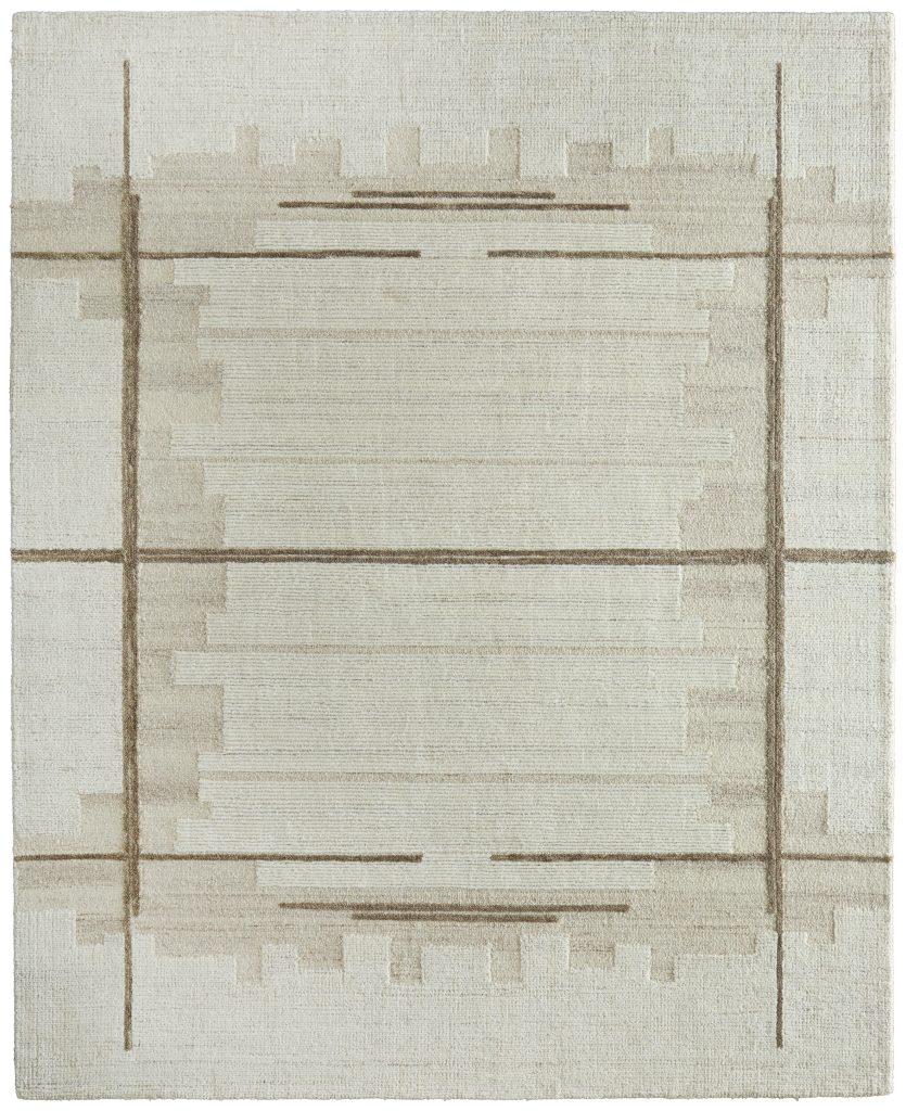 Winston Modern Geometric, Ivory/Tan