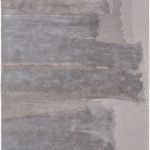 Anya Transitional Abstract, Ivory/Gray