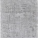 Colton Modern Abstract, Gray/Silver
