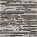 Vancouver Modern Abstract, Brown/Ivory