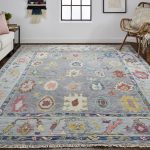 Karina Traditional Persian, Blue/Gray/Red