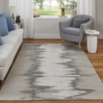 Micah Modern Abstract, Gray/Taupe/Ivory