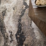 Vancouver Modern Abstract, Ivory/Brown/Taupe