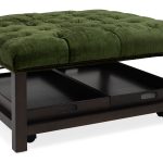 Henri Square Tufted Tray Ottoman
