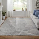 Brighton Modern Abstract, Ivory/Taupe/Silver
